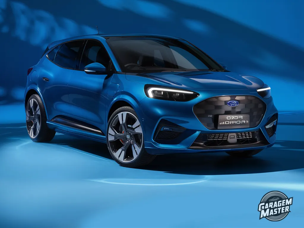 Imagem técnica do Novo Ford Fiesta EV 2025 Conceito